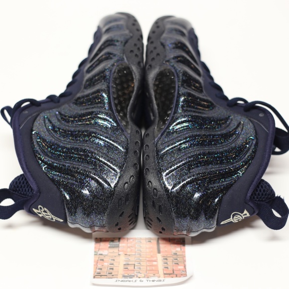 Women Nike Air Foamposite One Obsidian Glitter BOX - Picture 8 of 8